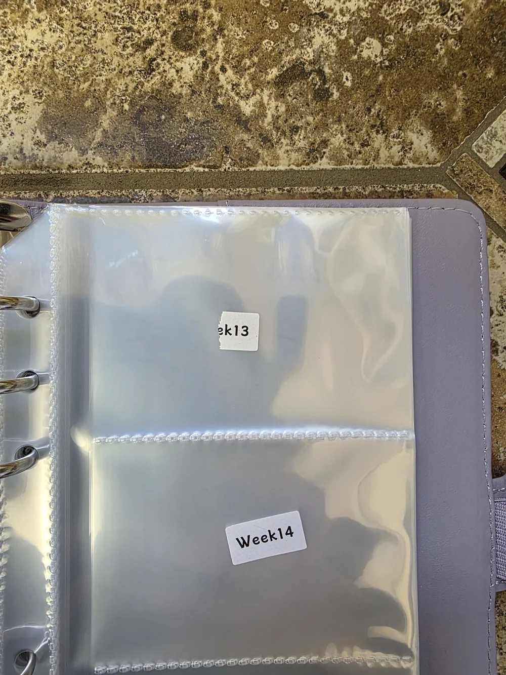 52 Week Savings Challenge Lilac Planner A6 Binder BRAND NEW